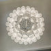 Vintage Transparent Murano Glass Petals Drop Chandelier-DWHOME
