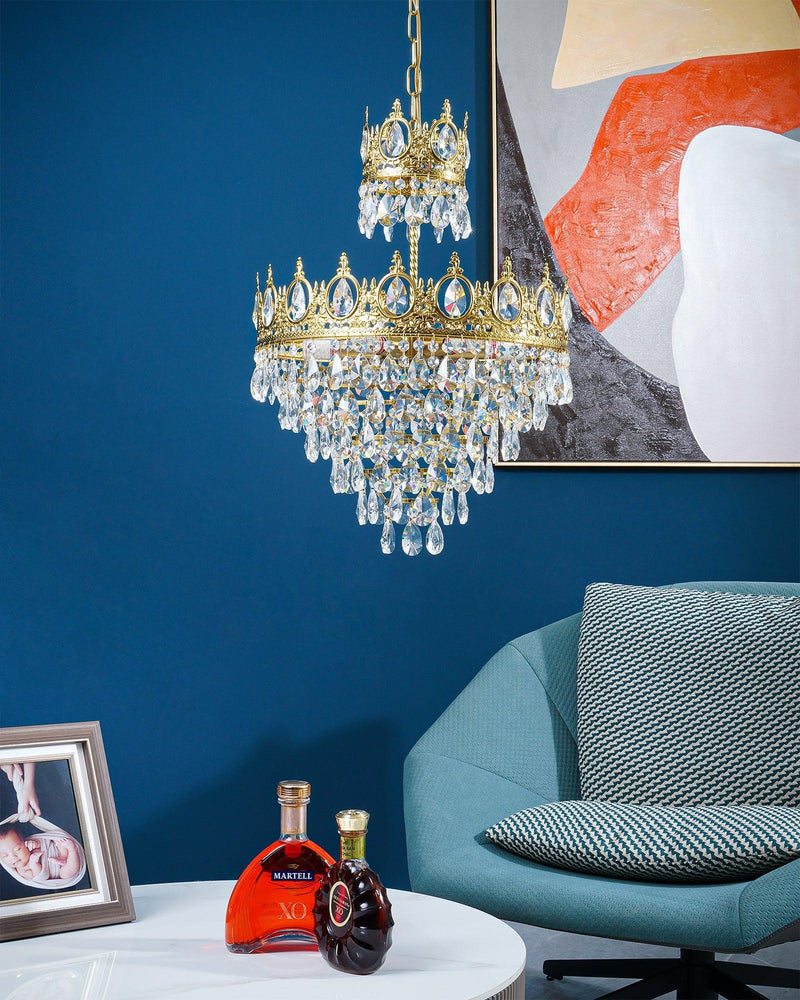 Vintage Crystal Chandelier-DWHOME