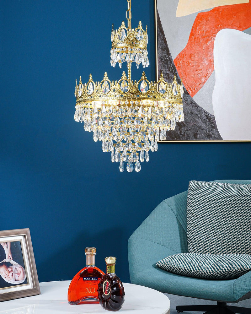 Vintage Crystal Chandelier-DWHOME