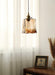 Vintage Brown Glass Pendant Light-DWHOME