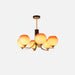 Vintage Caramel Globe Chandelier-DWHOME