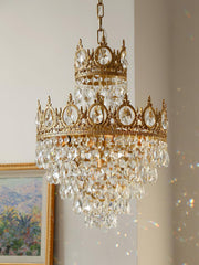 Vintage Crystal Chandelier-DWHOME