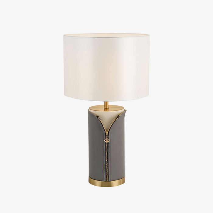 Vintage Leather Table Lamp-DWHOME