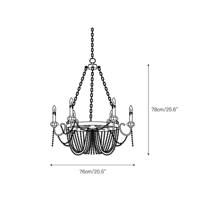 Viola Chandelier-DWHOME