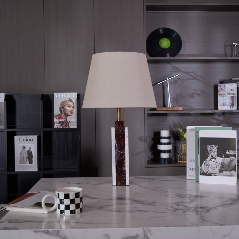 Virello Marble Table Lamp-DWHOME