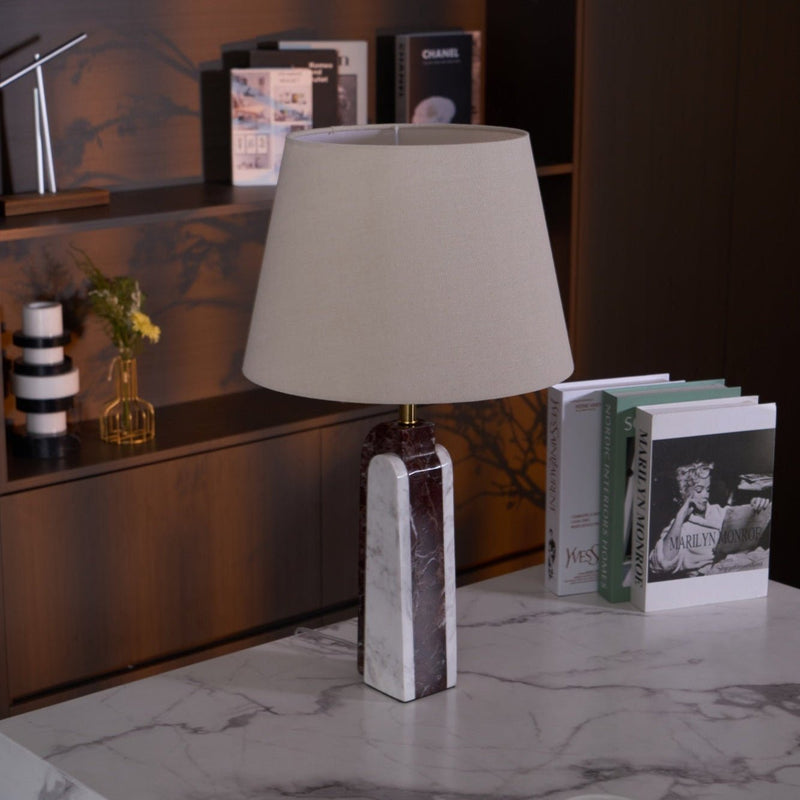 Virello Marble Table Lamp-DWHOME