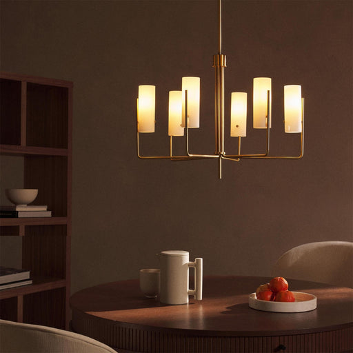 Vivian Glass Chandelier-DWHOME