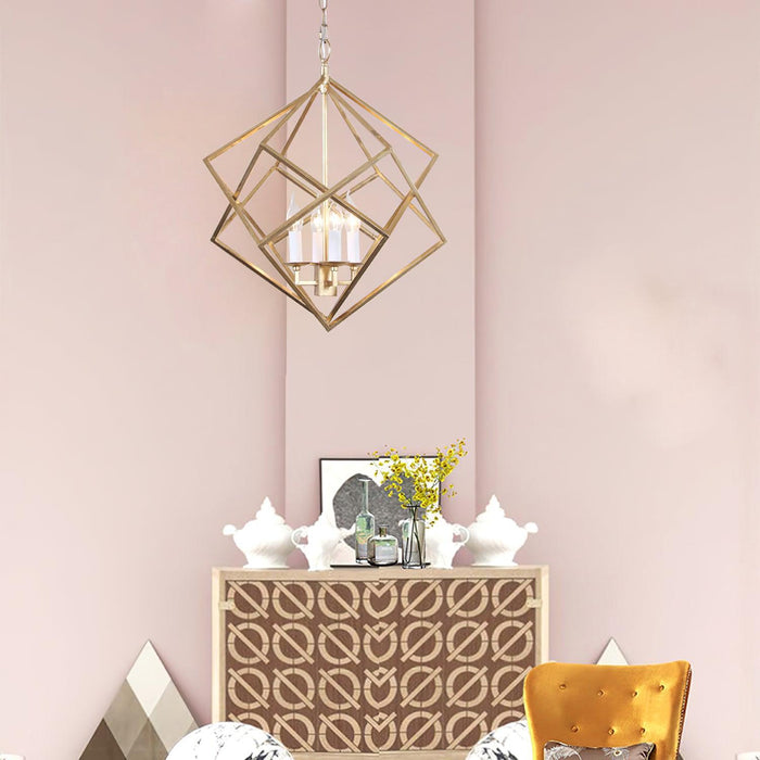Voss Geometric Pendant Light-DWHOME