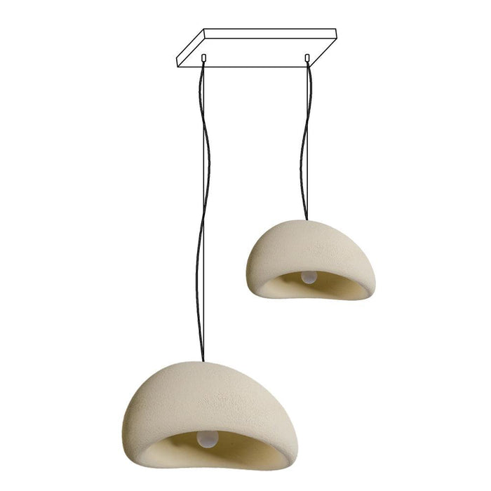 Khmara Rough Combination Chandelier B - DWHOME