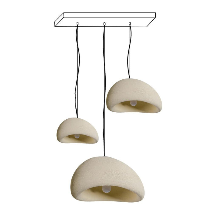 Khmara Rough Combination Chandelier B - DWHOME