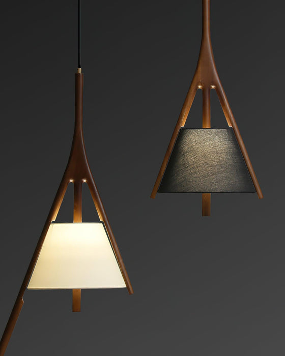 Nanzhi Wood Pendant Lamp-DWHOME