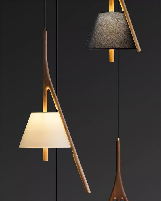 Nanzhi Wood Pendant Lamp-DWHOME