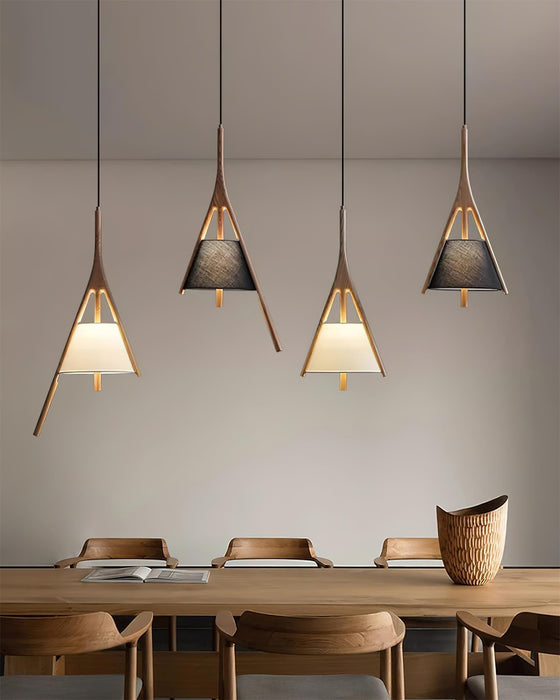 Nanzhi Wood Pendant Lamp.