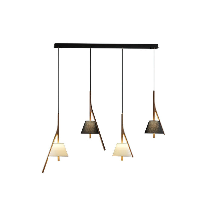 Nanzhi Wood Pendant Lamp-DWHOME