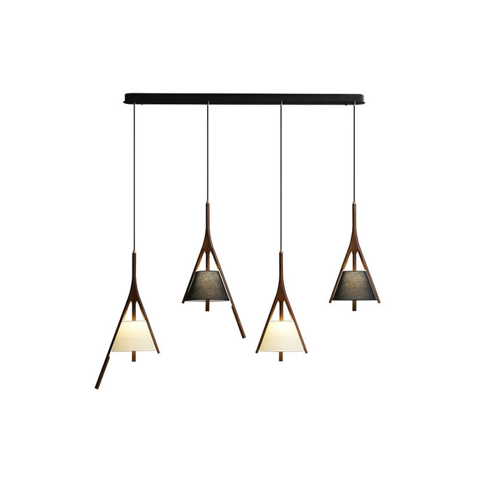 Nanzhi Wood Pendant Lamp-DWHOME