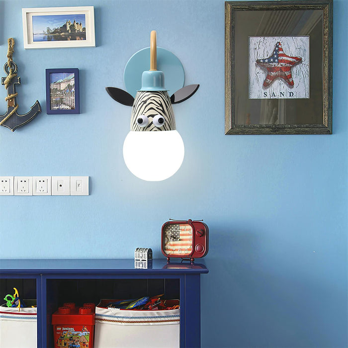 Cartoon Animal Kids Wall Lamp.