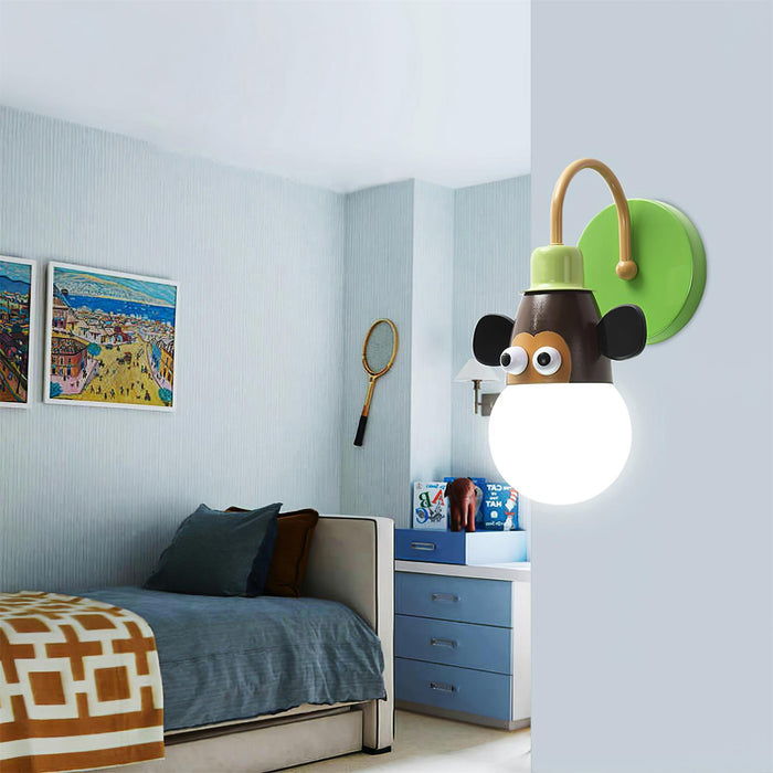 Cartoon Animal Kids Wall Lamp - DWHOME