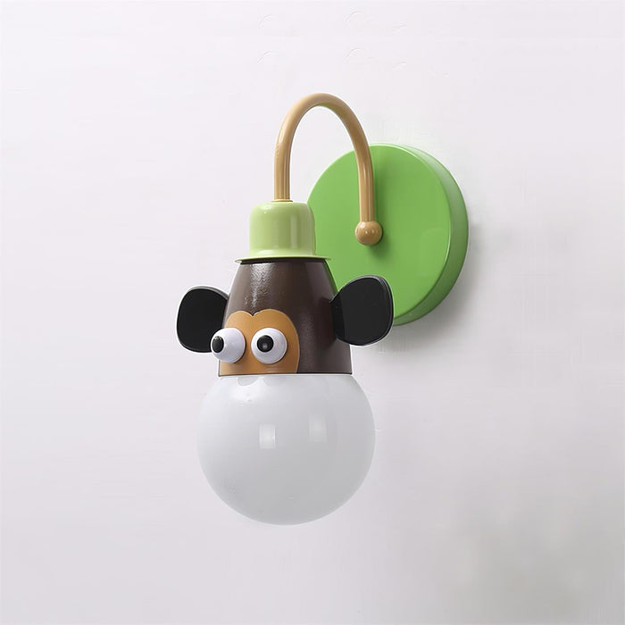 Cartoon Animal Kids Wall Lamp.