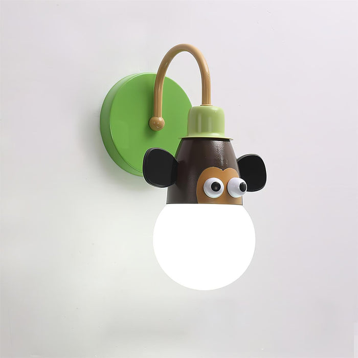 Cartoon Animal Kids Wall Lamp.