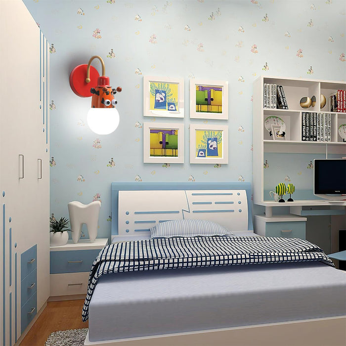 Cartoon Animal Kids Wall Lamp.