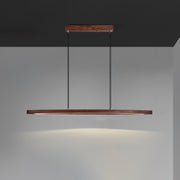 Walnut Arc Linear Pendant Lamp-DWHOME