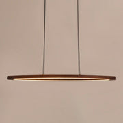 Walnut Arc Linear Pendant Lamp-DWHOME