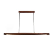 Walnut Arc Linear Pendant Lamp-DWHOME