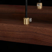 Walnut Arc Linear Pendant Lamp-DWHOME