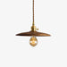 Walnut Conical Pendant Light.