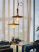 Walnut Conical Pendant Light-DWHOME