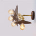 Walnut Flared Wall Light-DWHOME