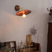 Walnut Flared Wall Light-DWHOME