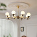 Walnut Glass Ball Chandelier - DWHOME