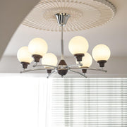 Walnut Glass Ball Chandelier-DWHOME