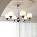 Walnut Glass Ball Chandelier - DWHOME