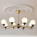 Walnut Glass Ball Chandelier - DWHOME