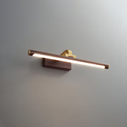 Walnut Color Linear LED Wall Light-DWHOME