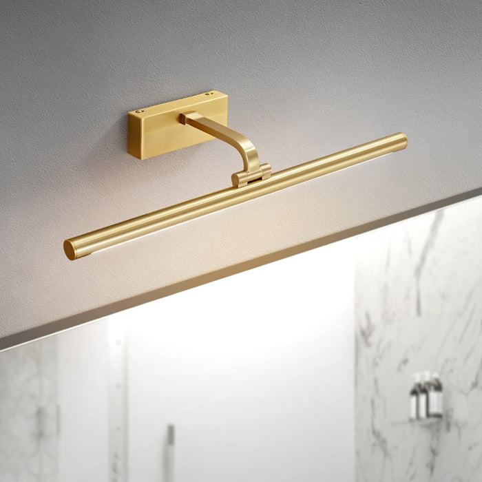 Walnut Color Linear LED Wall Light - DWHOME