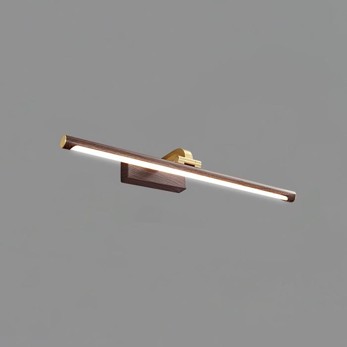 Walnut Color Linear LED Wall Light - DWHOME