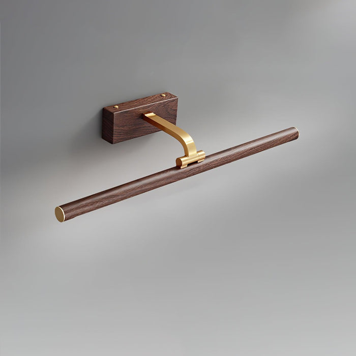 Walnut Color Linear LED Wall Light - DWHOME