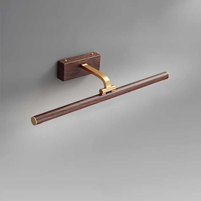 Walnut Color Linear LED Wall Light - Vakkerlight