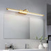 Walnut Color Linear LED Wall Light - DWHOME