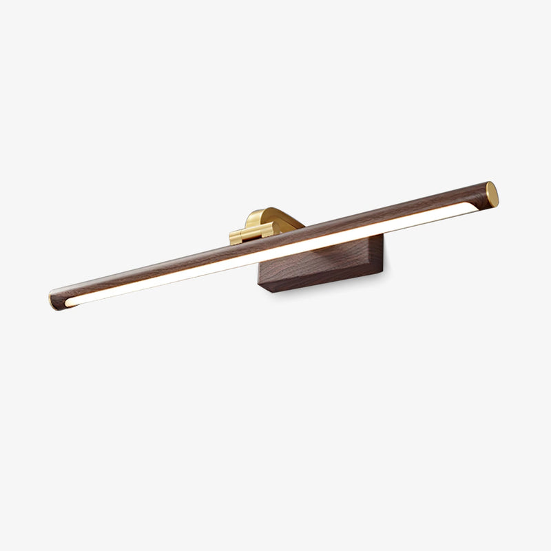 Walnut Color Linear LED Wall Light-DWHOME
