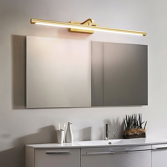 Walnut Color Linear LED Wall Light - Vakkerlight