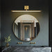 Walnut Color Linear LED Wall Light-DWHOME
