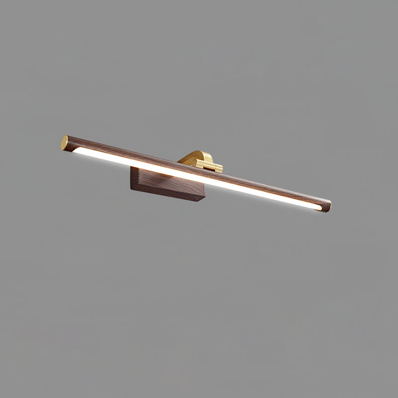 Walnut Color Linear LED Wall Light-DWHOME