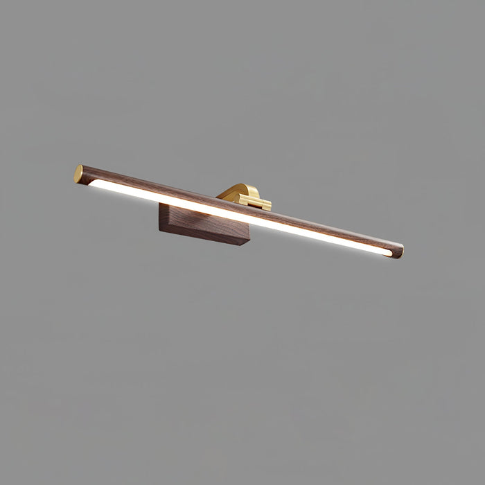 Walnut Color Linear LED Wall Light - Vakkerlight