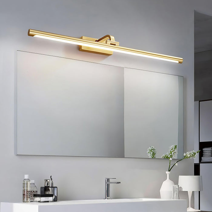 Walnut Color Linear LED Wall Light - DWHOME