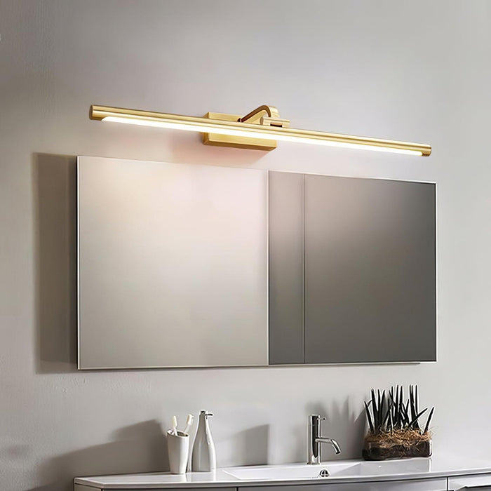 Walnut Color Linear LED Wall Light - DWHOME