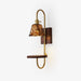 Walnut Shelf Sconce-DWHOME